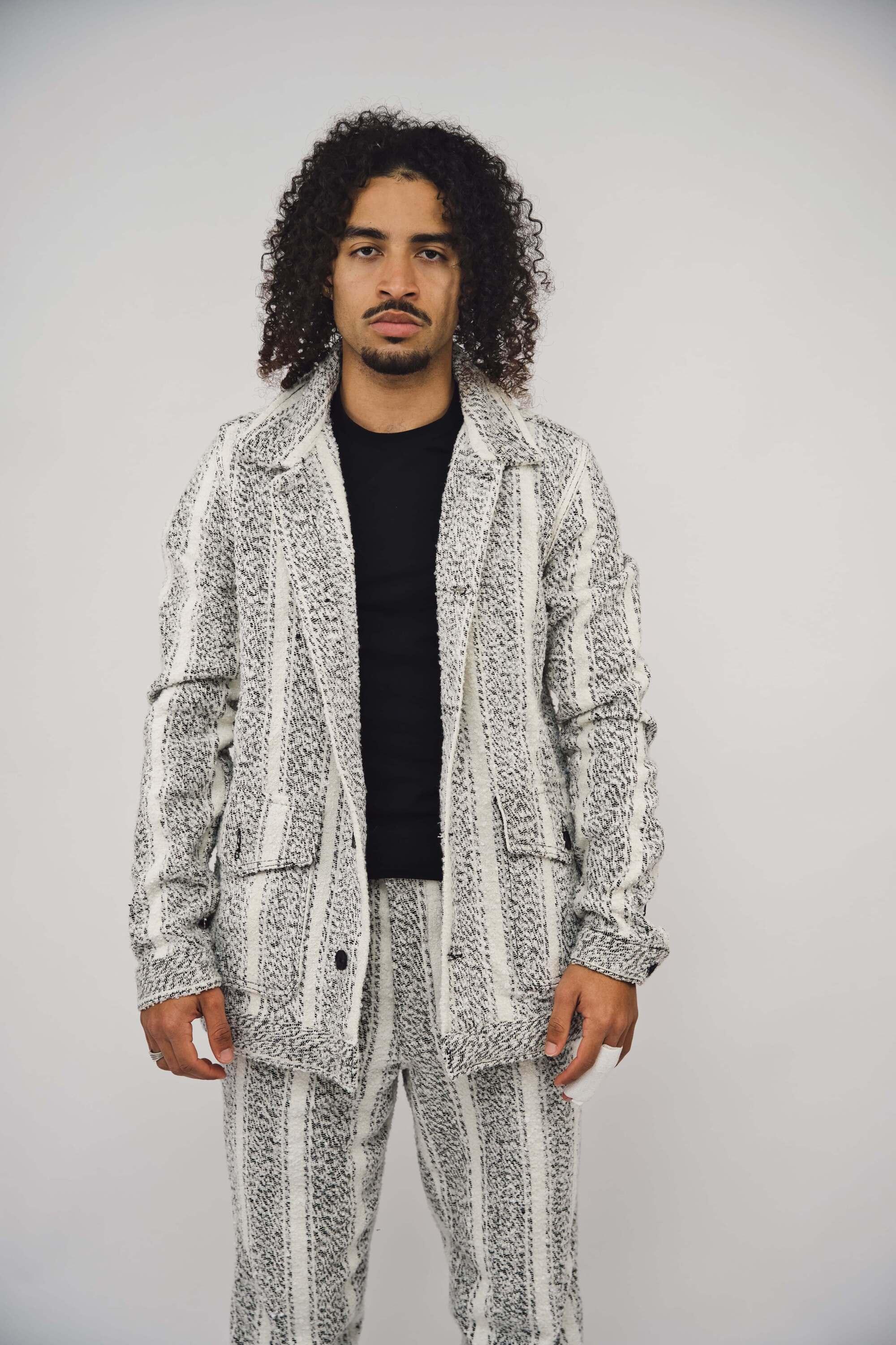 Chemise HERITAGE Blanc impérial & Noir Obsidienne