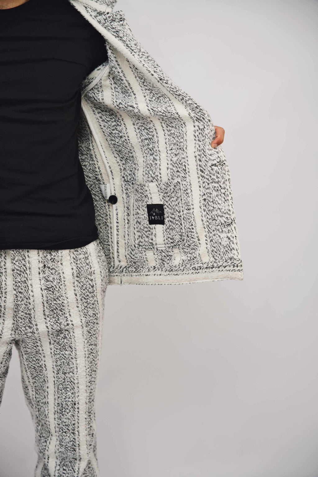 Camisa HERITAGE Blanco Imperial y Negro Obsidiana